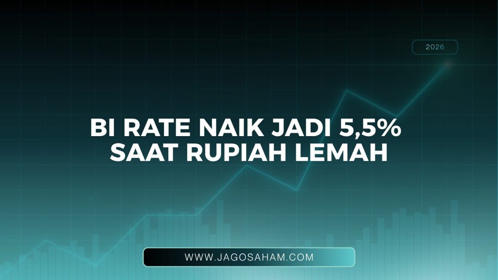 BI Rate Naik Jadi 5,5% Saat Rupiah Lemah